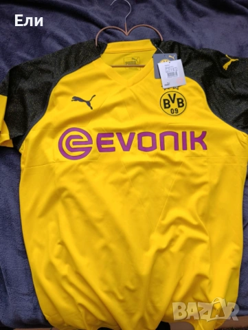 Нова оригинална тениска Puma Borussia Dortmund (BVB) – с етикет, размер L