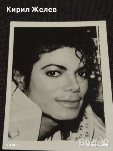 Стара рядка снимка картичка на ПОП ИКОНАТА Michael Jackson за КОЛЕКЦИОНЕРИ 22012, снимка 5 - Колекции - 52130471