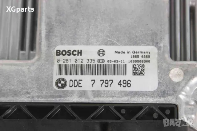 Компютър двигател за BMW E87 1-series 118D 122к.с. (2004-2007) 0281012335, снимка 2 - Части - 50216375