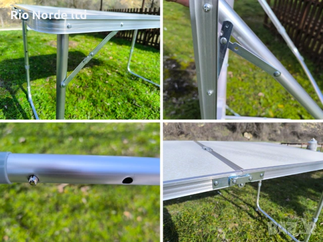 Маса сгъваема 120 х 60 НОВИ, снимка 6 - Къмпинг мебели - 53472777