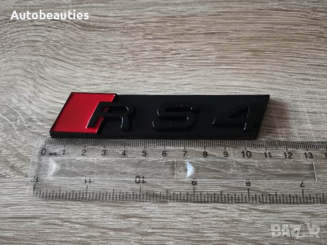 Предна решетка черна емблема Audi Ауди RS4, снимка 2 - Аксесоари и консумативи - 38759743