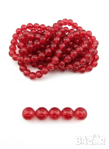 Стъклени Мъниста за бижута 10мм 8мм 6 мм 4мм J259
