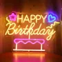 ENUOLI LED Неонов знак Честит рожден ден, снимка 8