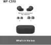 Нови Sony WF-C510 Bluetooth Слушалки с Бързо Зареждане и Spotify Tap, снимка 2