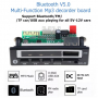 MP3 Player аудио модул за вграждане с Bluetooth 5.0, 5V/12V, Tf card, USB, Fm , снимка 11