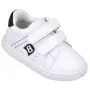 Бели бебешки обувки Унисекс със синьо лого BUBBLE KIDS, снимка 2