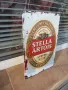 Метална табела бира Stella Artois Белгия хубава етикет барман, снимка 2
