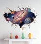 Стикер за стена Водоустойчив винил Декорация за стая Планети от слънчева система, снимка 3