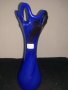 Ваза - Синьо стъкло №6, снимка 1 - Вази - 40699551