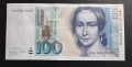 Германия. ФРГ. 
100 дойче марки.
1996 година.
UNC. !!!
Банкнота номер 2 ., снимка 1