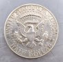 Сребърна монета 50 цента 1968  САЩ , снимка 2