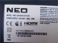 телевизор   NEO  LED-43418 UHD SW    на части
