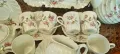 Колекционерски сервиз за кафе  - модел - TORSE PINK FLOWERS  от HAVILAND Limoges. , снимка 3