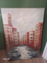 ГОЛЯМА КАРТИНА МАСЛО НА ПЛАТНО ВЕНЕЦИЯ, снимка 6