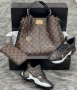 Дамска чанта портфейл и спортни обувки Louis Vuitton код 107, снимка 1 - Дамски ежедневни обувки - 33606822