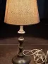 настолна лампа с метален цинков пиедестал    4/6, снимка 8