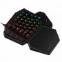 Клавиатура Геймърска USB Redragon Diti K585RGB RGB Механична Гемърска Мини клавиатура за бързи клави, снимка 4