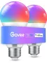 2бр.Смарт крушка Govee E27, RGB, LED, Wi-Fi,Bluetooth , снимка 1