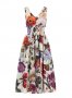 Дамска рокля с флорални мотиви , снимка 5