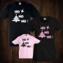 Коледни семейни тениски с щампи - бебешко боди + дамска тениска + мъжка тениска, снимка 1 - Тениски - 27343656