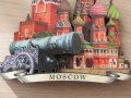 Автентичен дървен 3D магнит от Москва, Русия-серия-, снимка 2