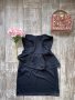 Страхотна пеплум черна еластична официална вечерна къса коктейлна рокля , снимка 15