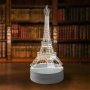 Холограмна LED лампа CREATIVE 3D Айфеловата кула