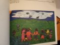 Знаме на мира  - рисунки на деца от цял свят, албум в отлично състояние ( + значка), снимка 11