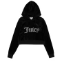 Дамски суичър Juicy Couture Velvet Diamante Cropped Hoodie, снимка 1