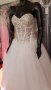 сватбена булчинска рокля с кристали по поръчка, снимка 1 - Сватбени рокли - 26679084