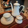 Tettau Royal фин костен порцелан сет  за кафе, снимка 1 - Антикварни и старинни предмети - 43792035