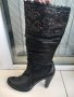 Елегантни дамски ботуши № 39 - естествена кожа, снимка 7