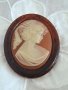 Винтидж брошка,,камея,, ,Франция, снимка 3