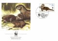 Германска демократична република 1987 - 4 бр. - FDC - WWF, снимка 3