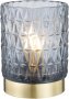 Настолна лампа LeeZM, за романтична атмосфера синя и сива, снимка 1 - Настолни лампи - 43107572