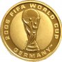 4 долара златна монета 2006 FIFA World Cup Германия