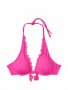 Victoria Secret  Capri Ruffle Halter Bikini Top 32C бански, снимка 1 - Бански костюми - 36803720