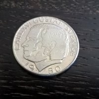 Монета - Швеция - 1 крона | 1980г., снимка 2 - Нумизматика и бонистика - 28616314