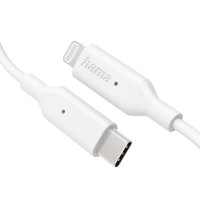 HAMA Кабел USB-C - Lightning за зареждане и данни, 1м,серефициран бял  HAMA-201598, снимка 3 - USB кабели - 43355861