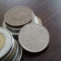 Монета - Франция - 1/2 (половин) франк | 1991г., снимка 1 - Нумизматика и бонистика - 35446089
