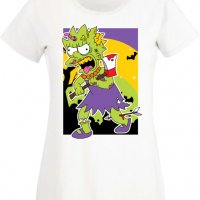 Дамска тениска The Simpsons Lisa Simpson 01,Halloween,Хелоуин,Празник,Забавление,Изненада,Обичаи,, снимка 3 - Тениски - 38154299