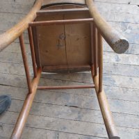 Столове  -4 дървени старинни и 2 метални-с дефекти  и подлежащи на ремонт, снимка 8 - Антикварни и старинни предмети - 34593711