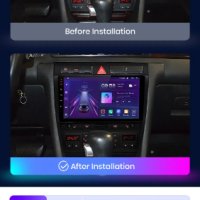 Мултимедия, Двоен дин, за Audi A6, Андроид, 9", кола, 2 Дин, навигация за Ауди А6 плеър с Android A6, снимка 4 - Аксесоари и консумативи - 40633991