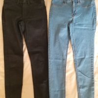 Три чифта дънки за слабо момиче, н.34, нови, снимка 8 - Детски панталони и дънки - 42970816