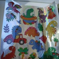 Диамантени стикери за деца еднорози динозаври гоблени подарък за момиченце , снимка 4 - Образователни игри - 40461378