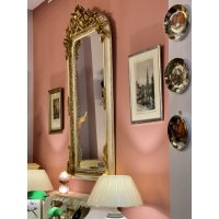 Голямо огледало "Луи XV" (бяло / златно), снимка 5 - Огледала - 43940750