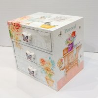 Стилна кутия за бижута с цветен принт /91884, снимка 8 - Декорация за дома - 43297953