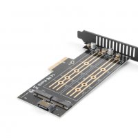 ДВОЕН преходник M.2 (M2) SSD NVME към PCI-E 3.0 x4 + Гаранция, снимка 9 - Кабели и адаптери - 33258819