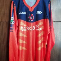 Cagliari Calcio #25 Chimenti Asics оригинална мачова вратарска тениска фланелка Каляри , снимка 2 - Футбол - 43612015