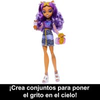 Кукла Monster High Clawdeen Wolf с гардероб с 15 изненадващи модни аксесоара, снимка 2 - Кукли - 43972533